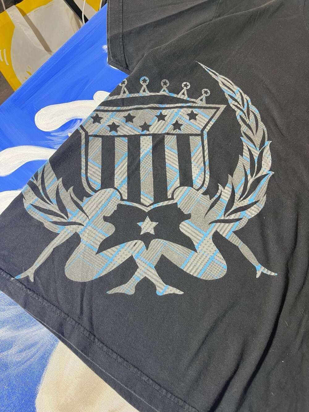 Vintage Silver Star Casting Co. Graphic T-Shirt Shield Design